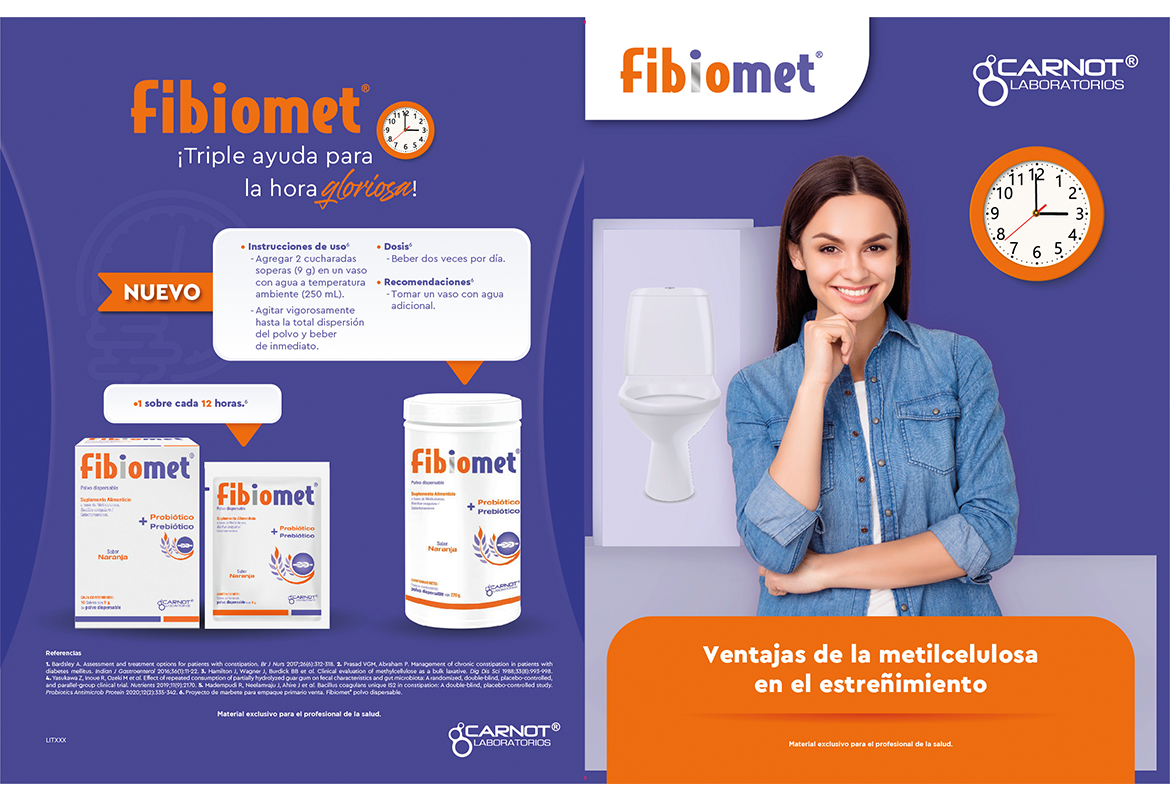 Díptico metilcelulosa en estreñimiento
